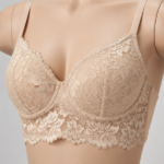 Elegant Nude Lace Detailed Everyday Comfort Bra