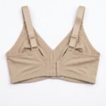 Women’s Full-Coverage Non-Padded Wireless Bra – Breathable Floral Embroidery with Wide Support Straps - Image 2